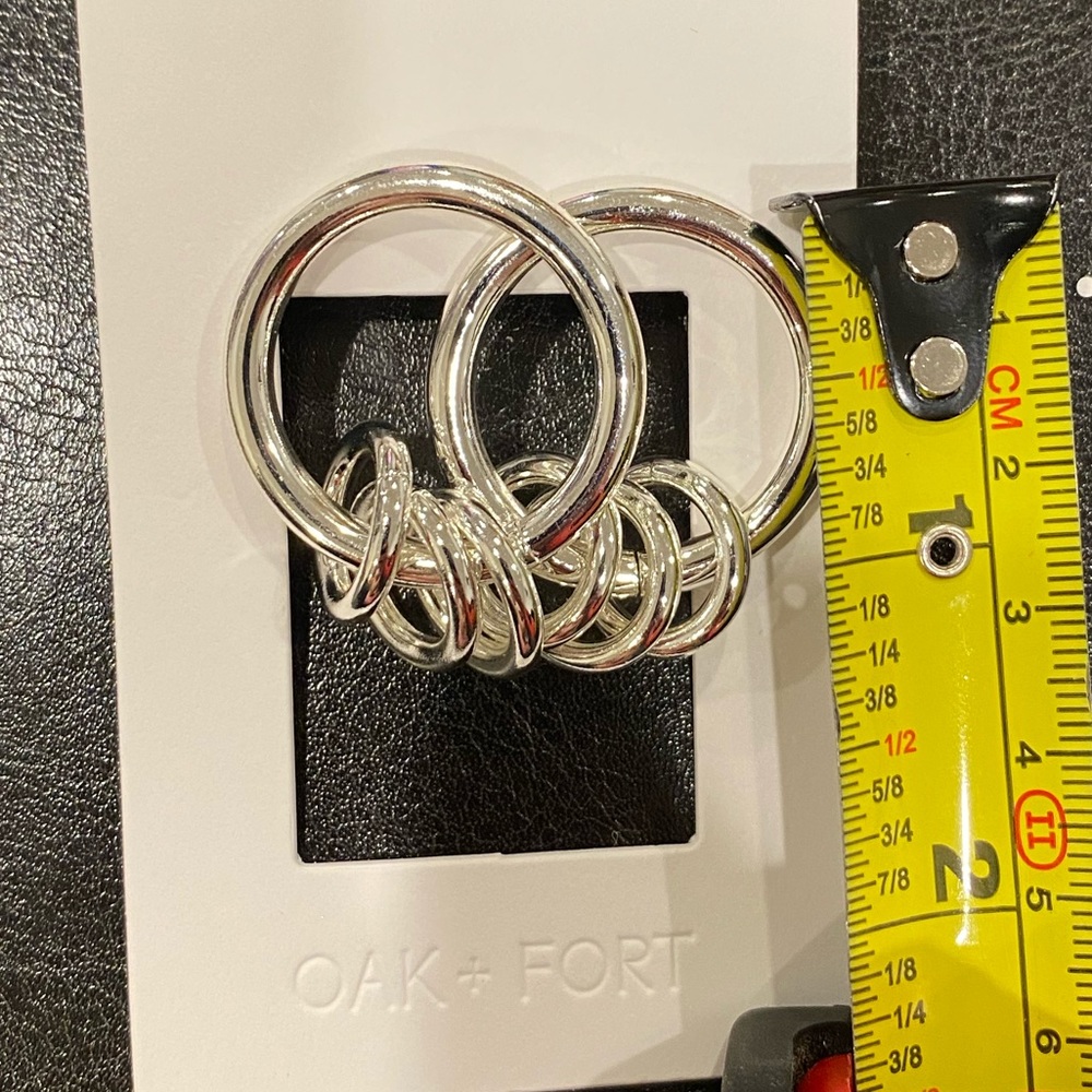 NWT Oak+Fort silver earrings - Picture 4 of 5